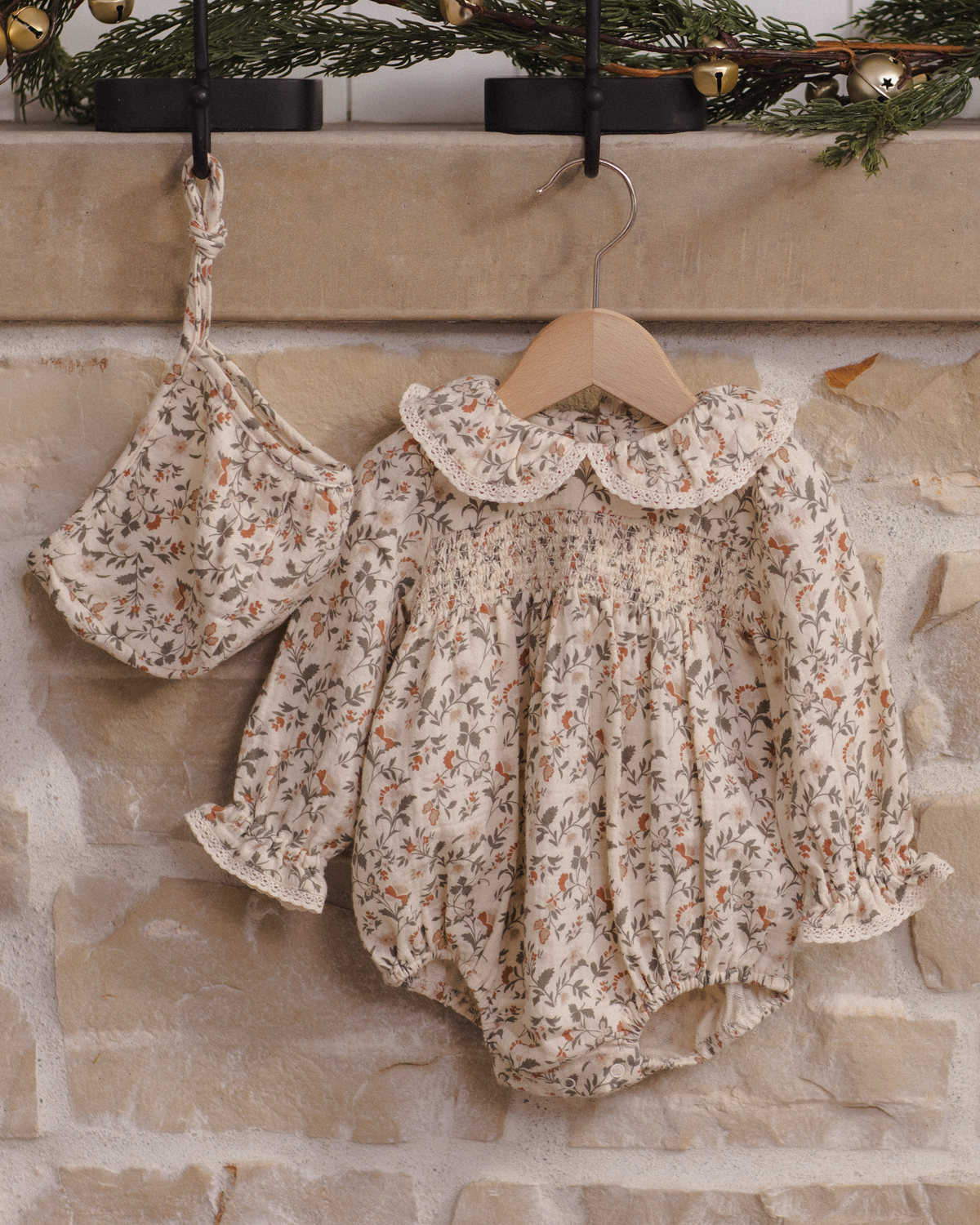 Callie Romper || Holiday Floral