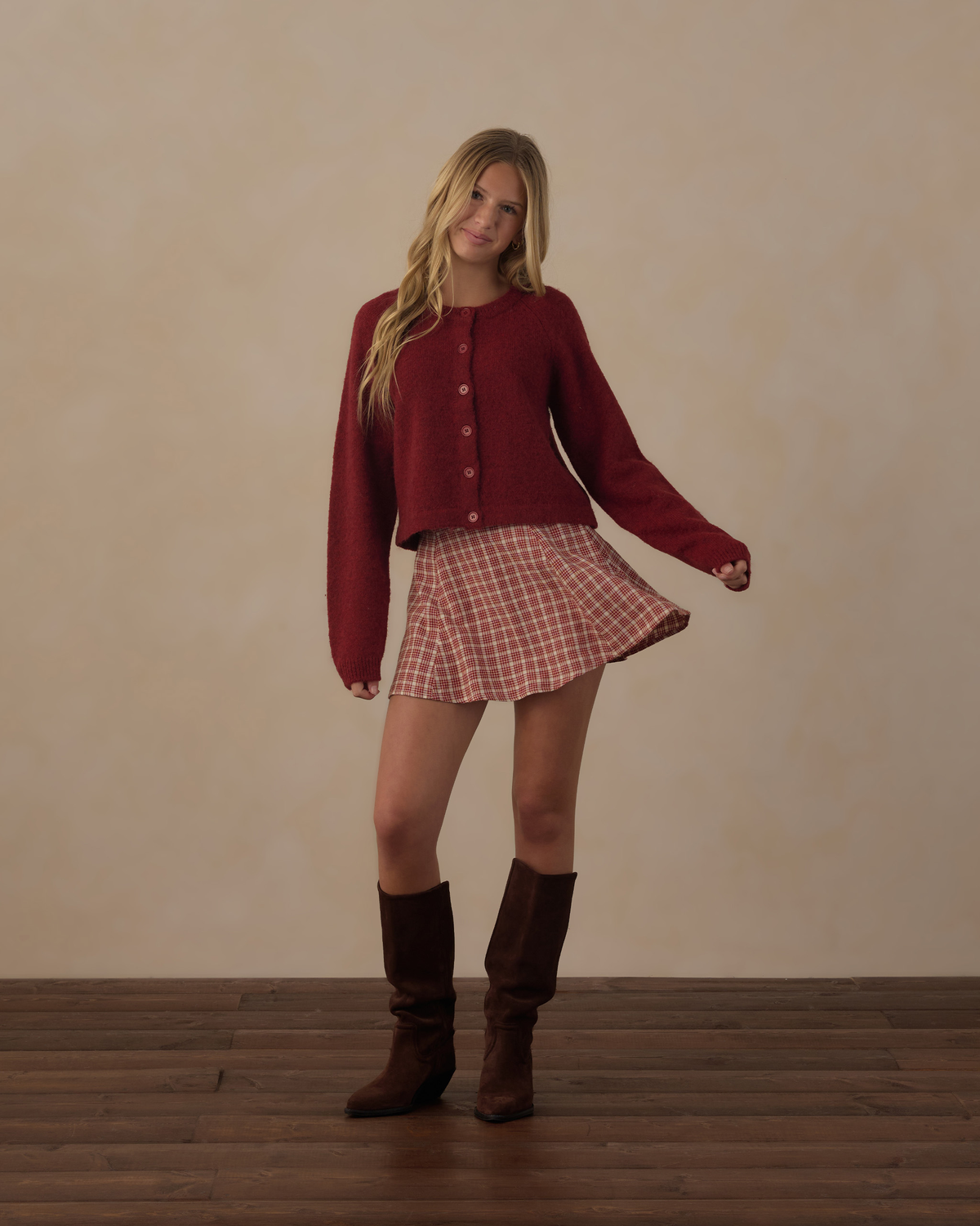 Teen Rachel Skirt || Vintage Plaid