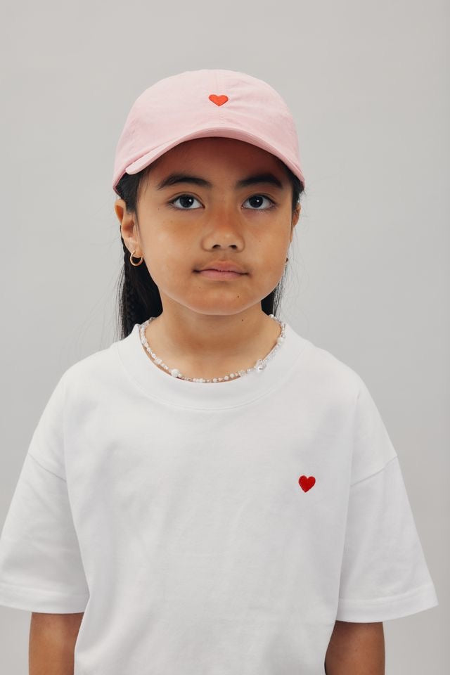 Nylon Heart Cap || Shell Pink