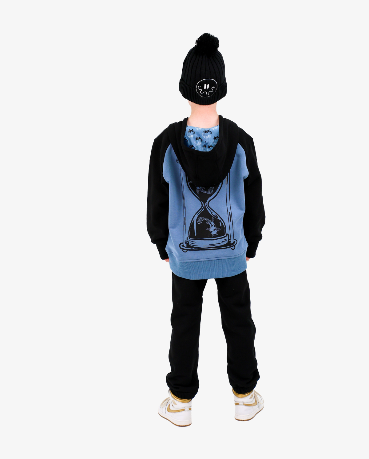 Blue Koi Time Hoodie