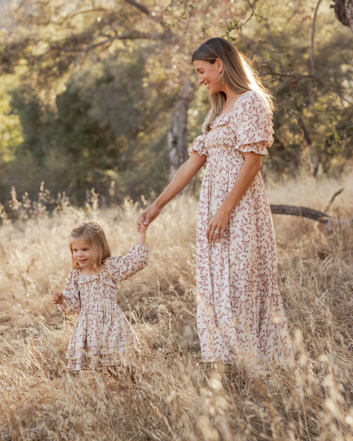 Womens Birdie Dress || Floral Toile