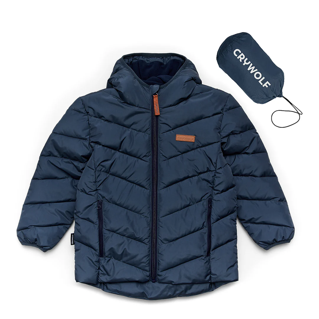 Eco Puffer || Indigo