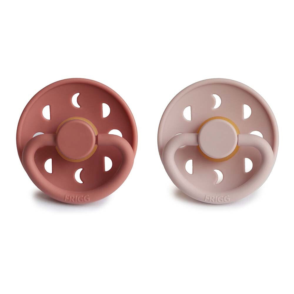 Moon Phase Pacifier Latex || Blush/Powder Blush