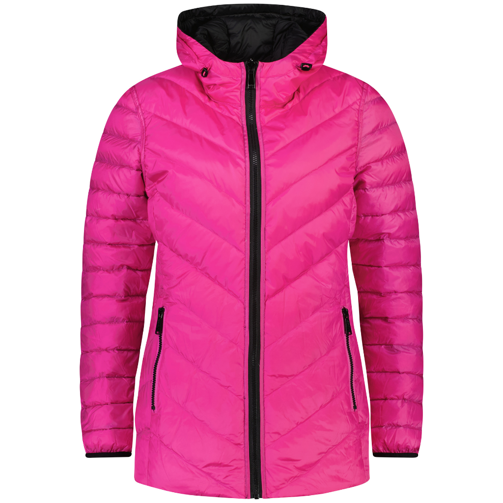 Hot pink and black 2025 jacket