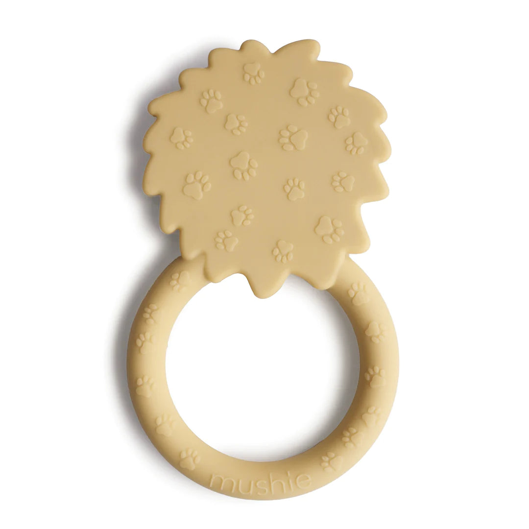 Lion Teether || Soft Yellow