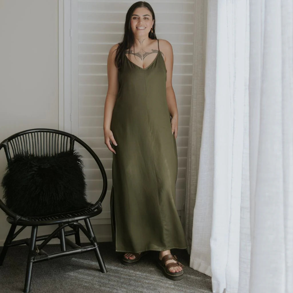 Lydia Womens Slip Dress || Bonsai