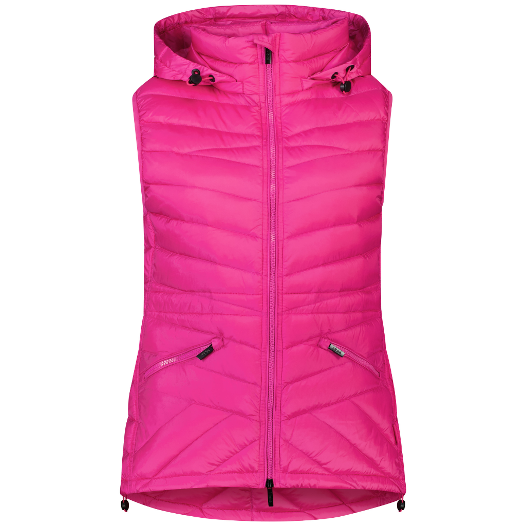 Mary-Claire - Women&#39;s Packable Down Vest - Hot Pink