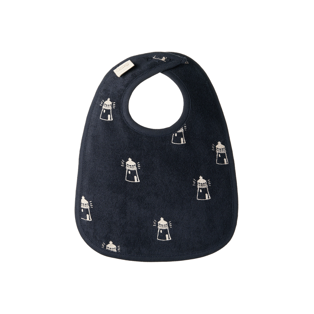 Reversible Bib || Lighthouse Print