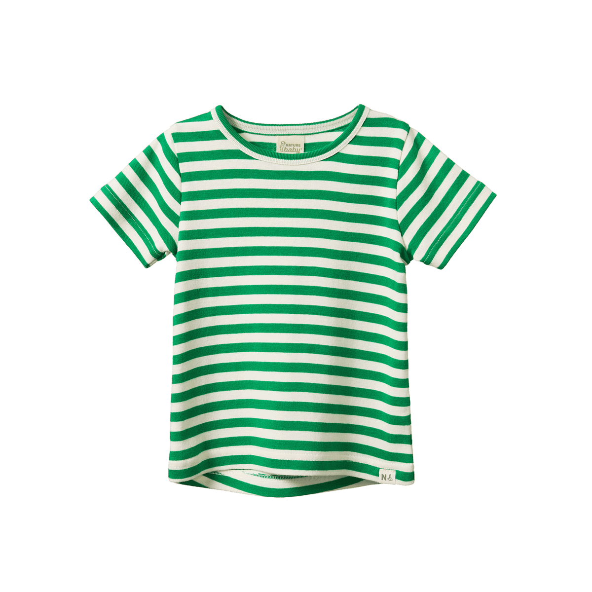 River Tee || Kelly Green Sea Stripe