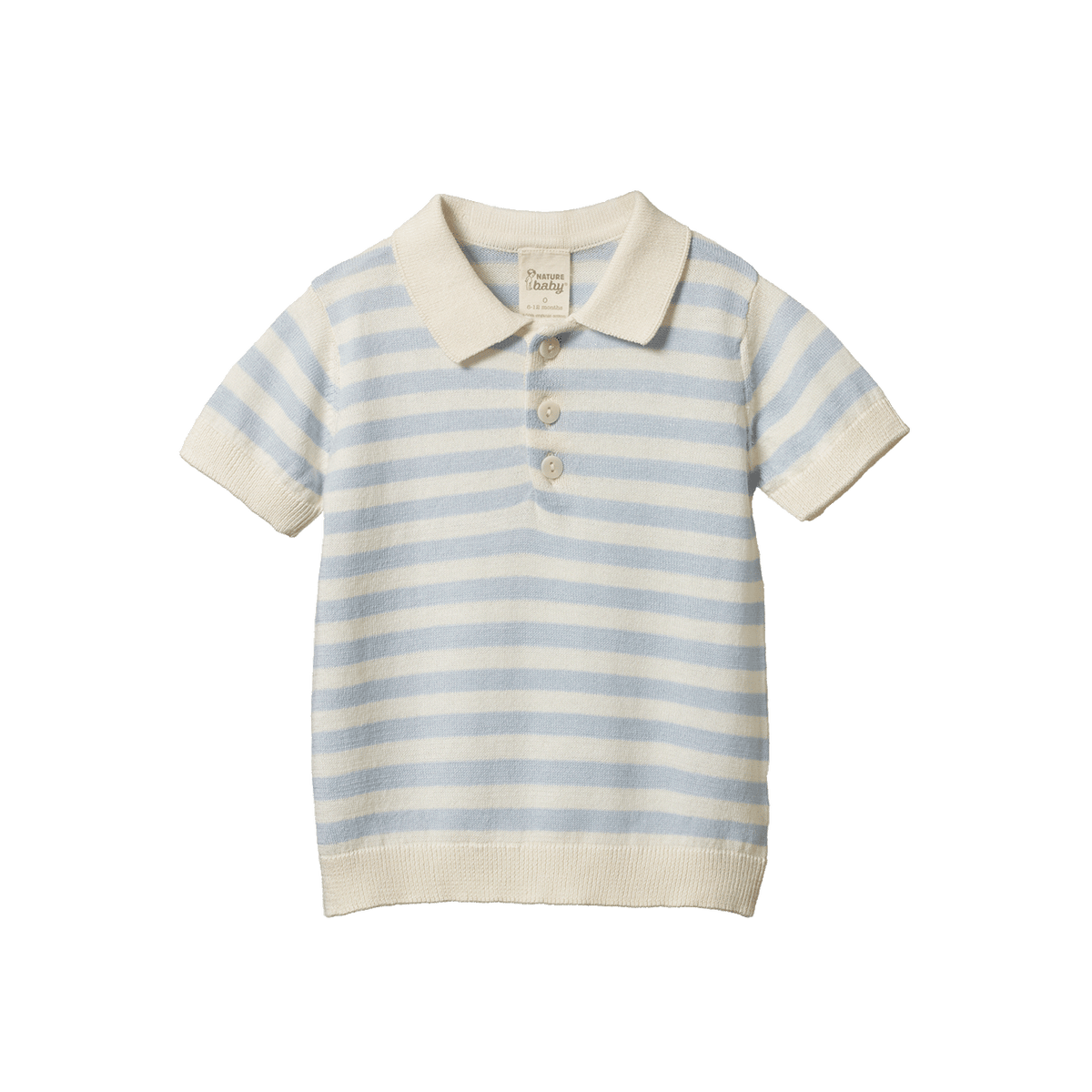 Stevie Polo || Celestial Blue Sea Stripe