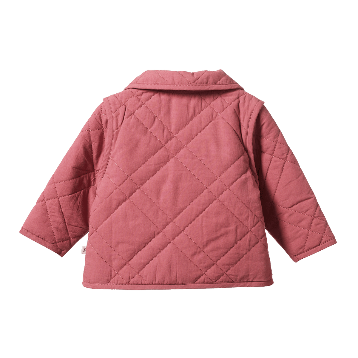 Marlo Quilted Coat || Carnation