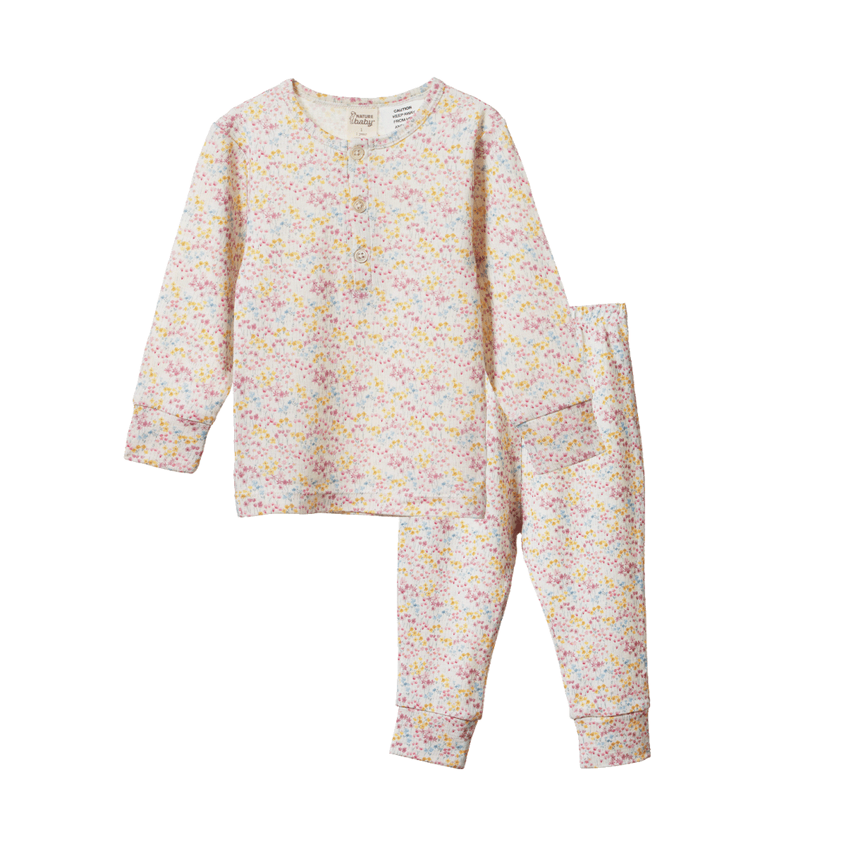 Merino Essential 2PC Pyjamas || Wildflower Meadow