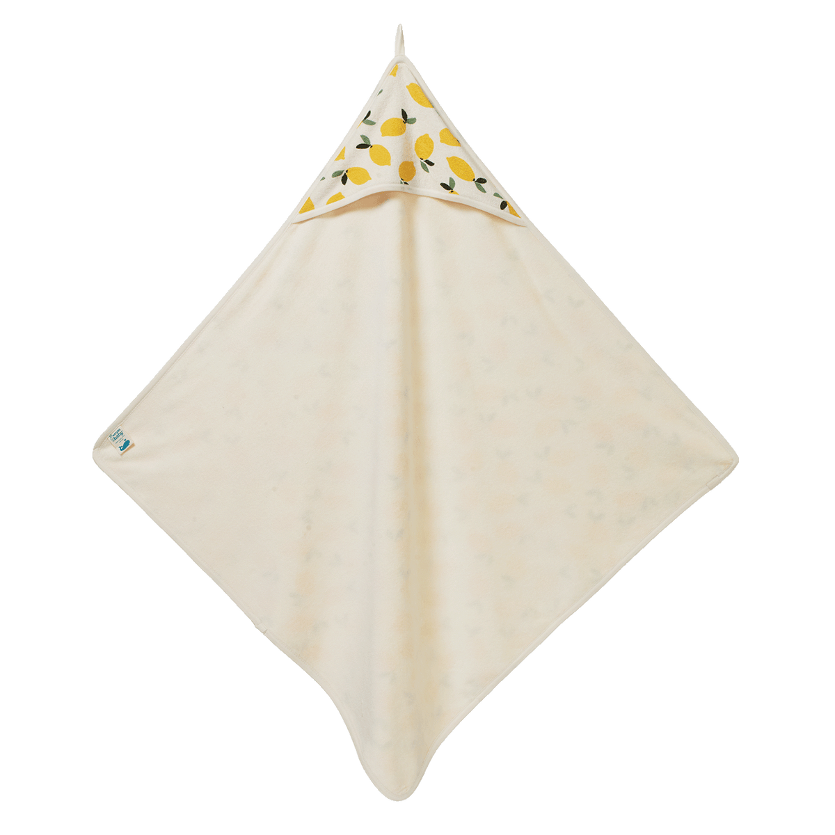 Hooded  Bath Towel - Lemon Print