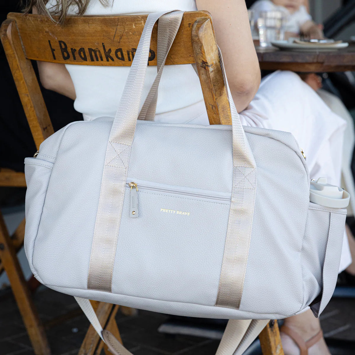 Stella Baby Bag || Stone Pebble