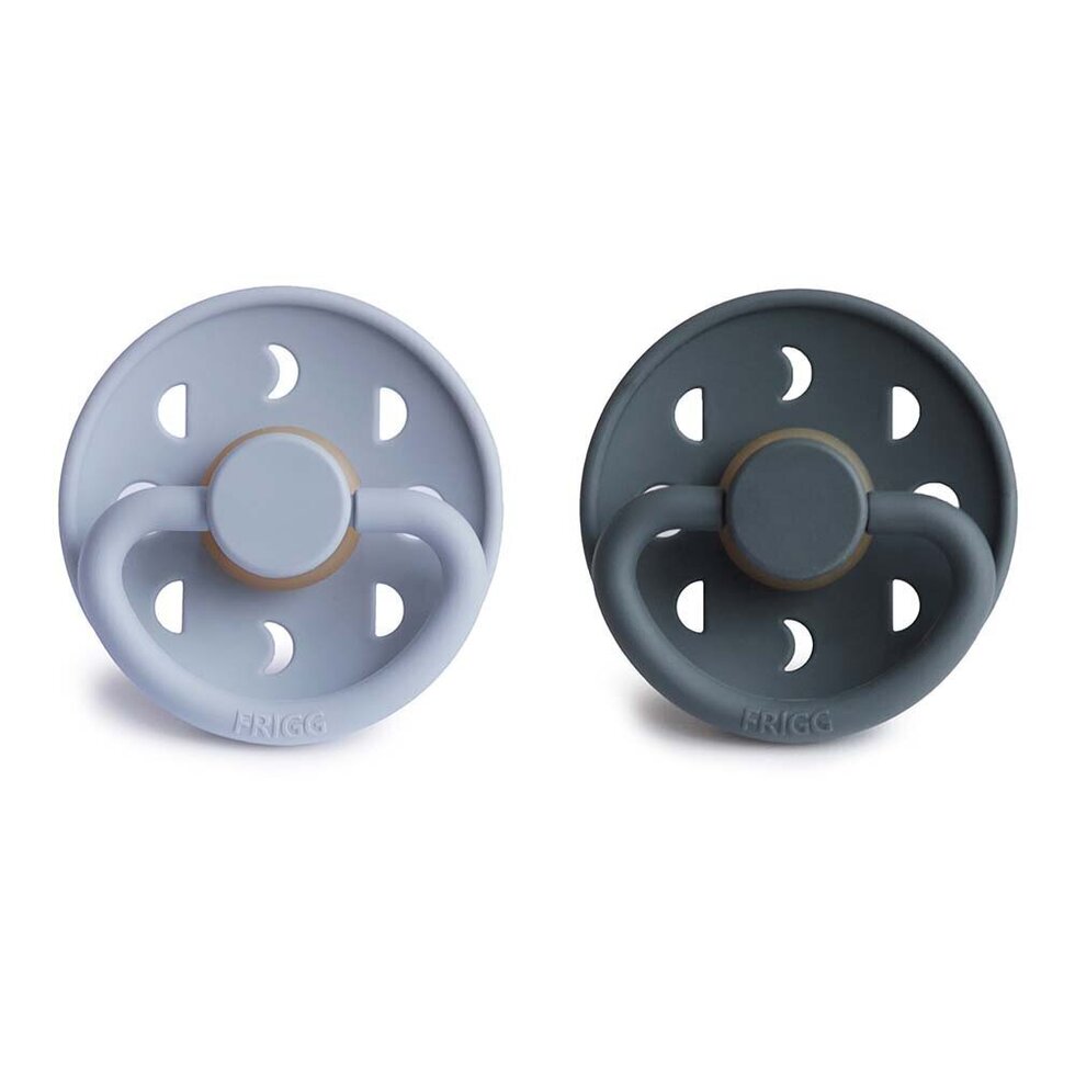 Moon Phase Pacifier - Powder Blue/Slate