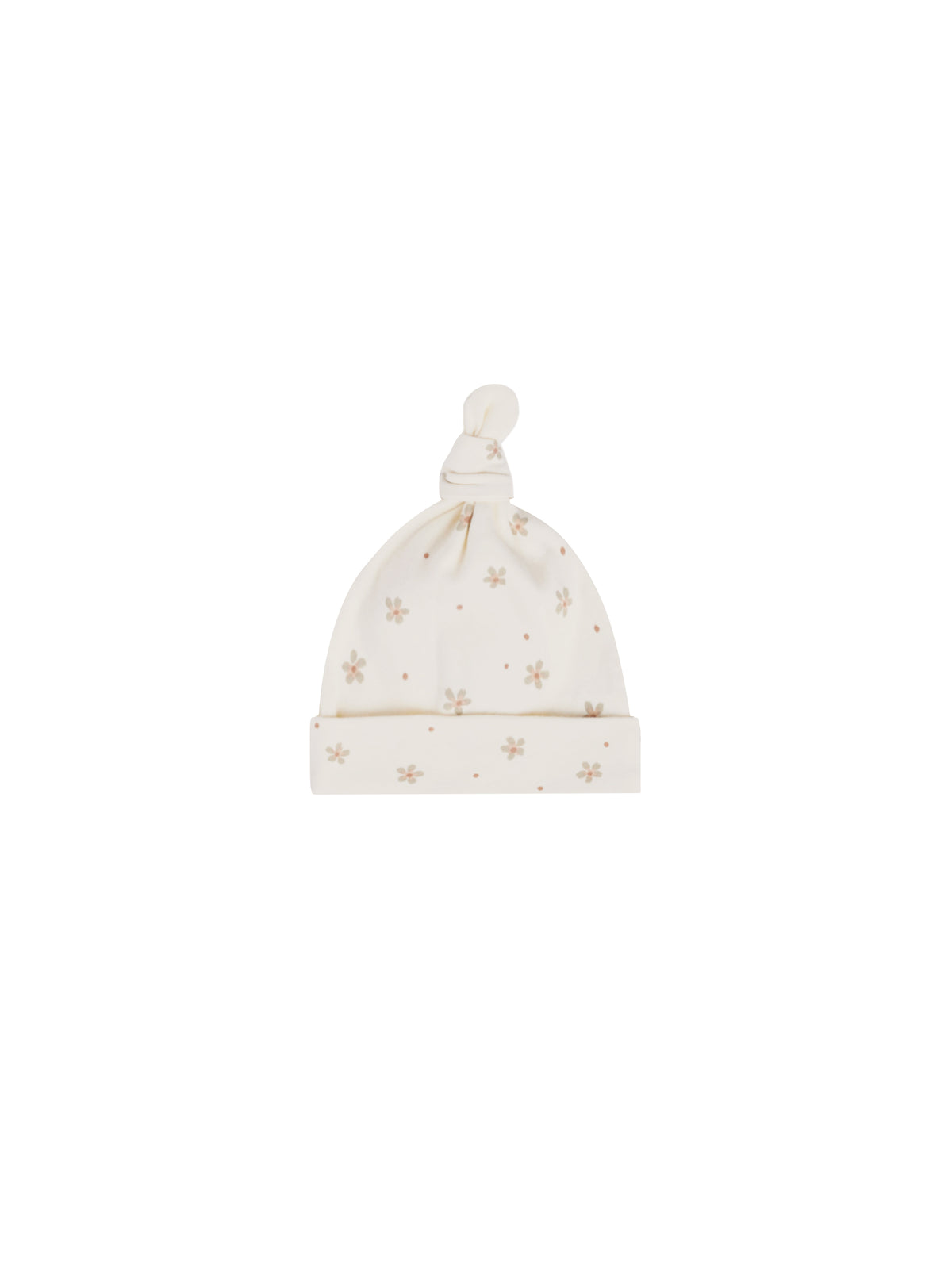 Knotted Baby Hat | Dotty Floral
