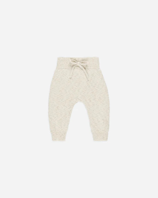 Knit Pant || Speckled Natural