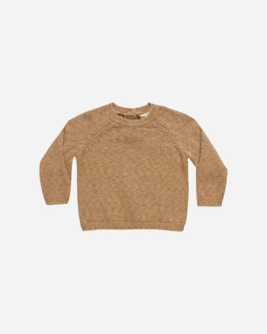 Knit Sweater || Speckled Golden