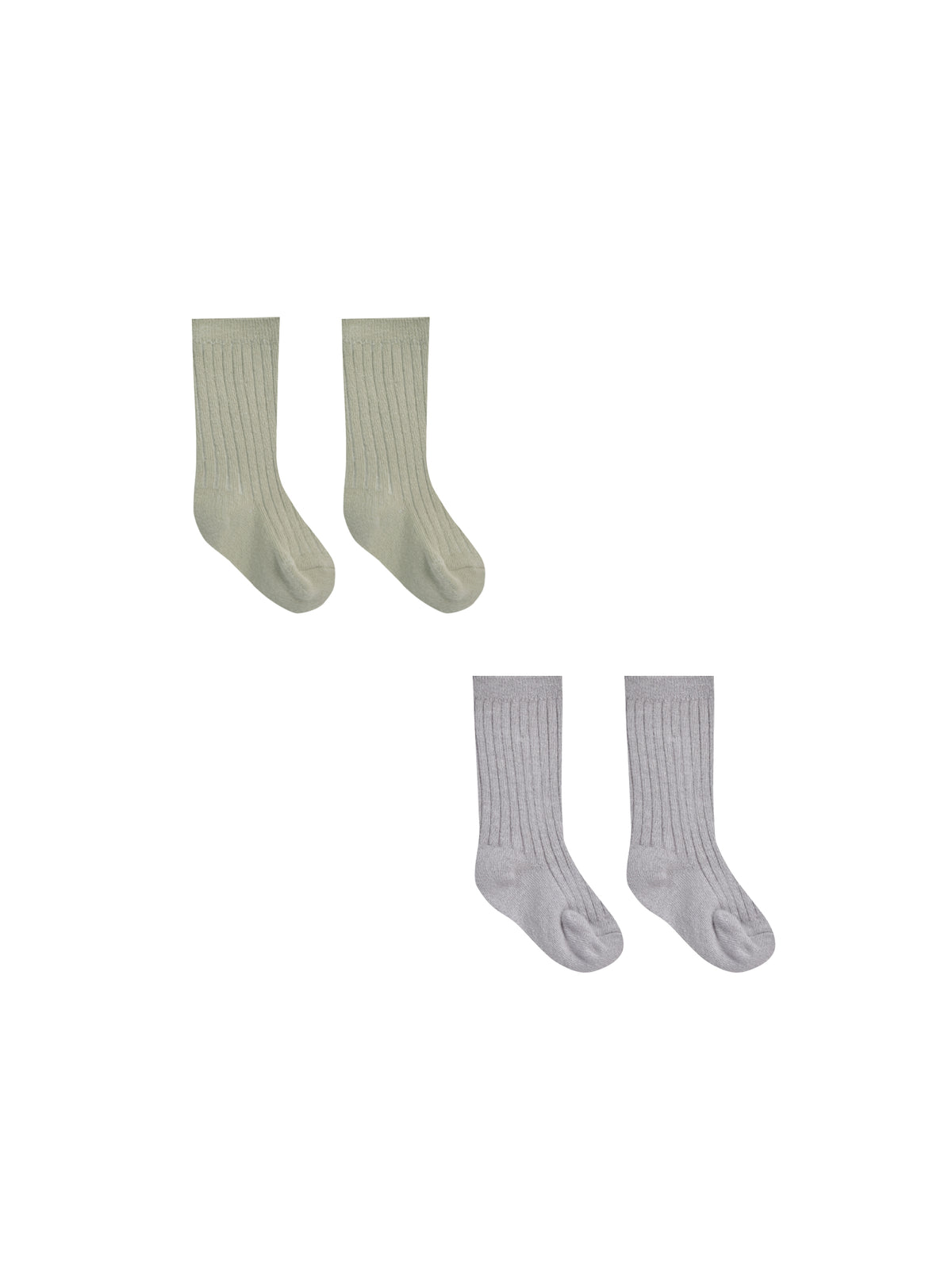 Sock Set || Sage/Periwinkle
