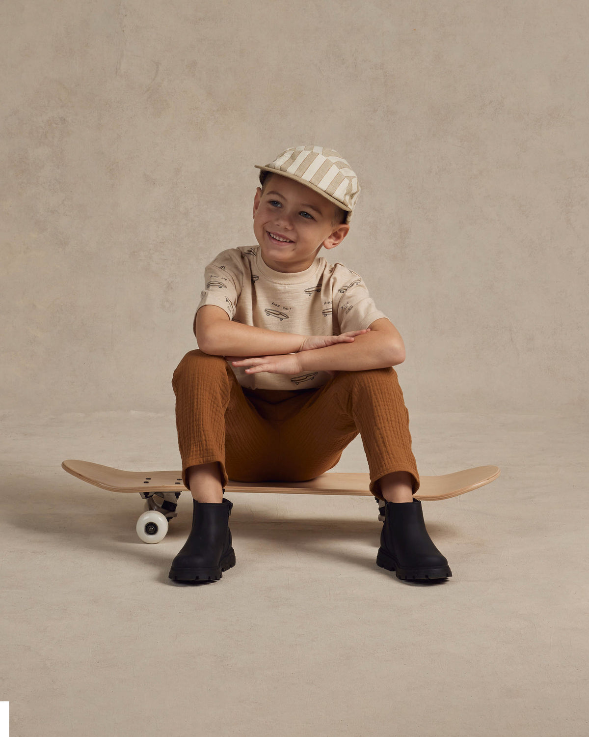 Skater Hat || Autumn Stripe