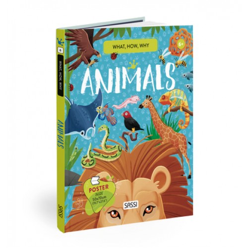 What How Why Book &amp; Poster - Animals