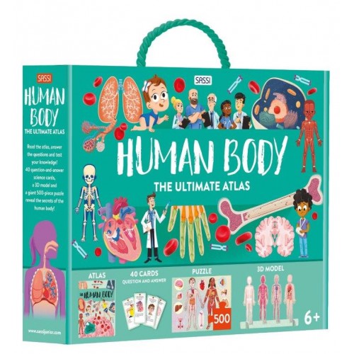 Ultimate Atlas Puzzle, Book &amp; Game Set - The Human Body