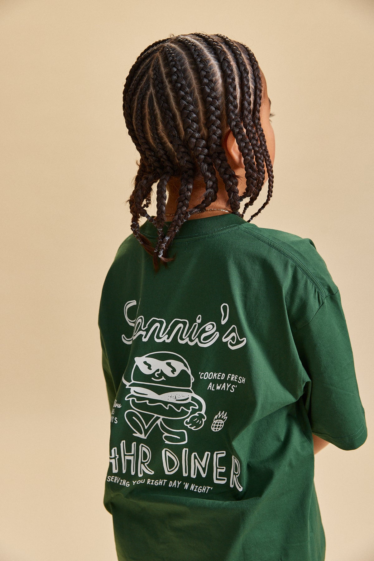 Diner Tee || Forest Green