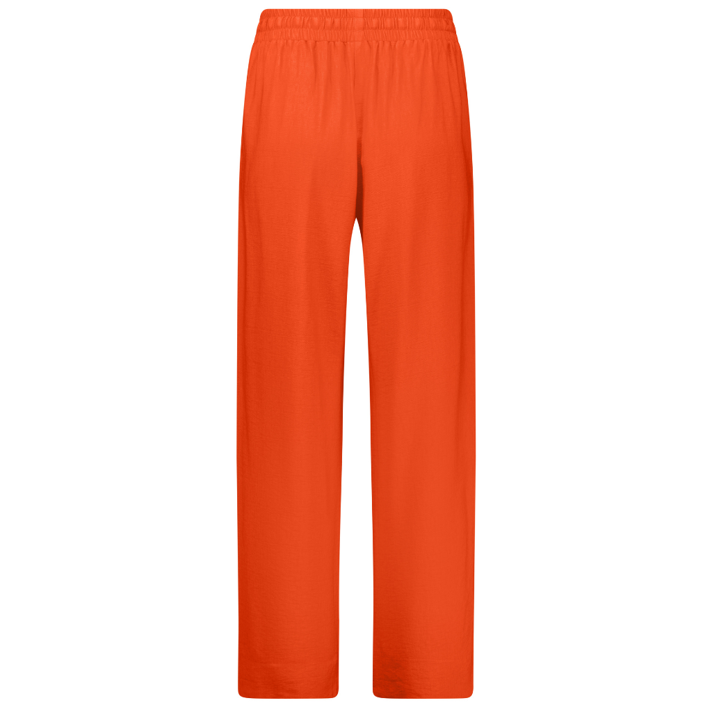 Women&#39;s Wide Leg Pants - Blood Orange