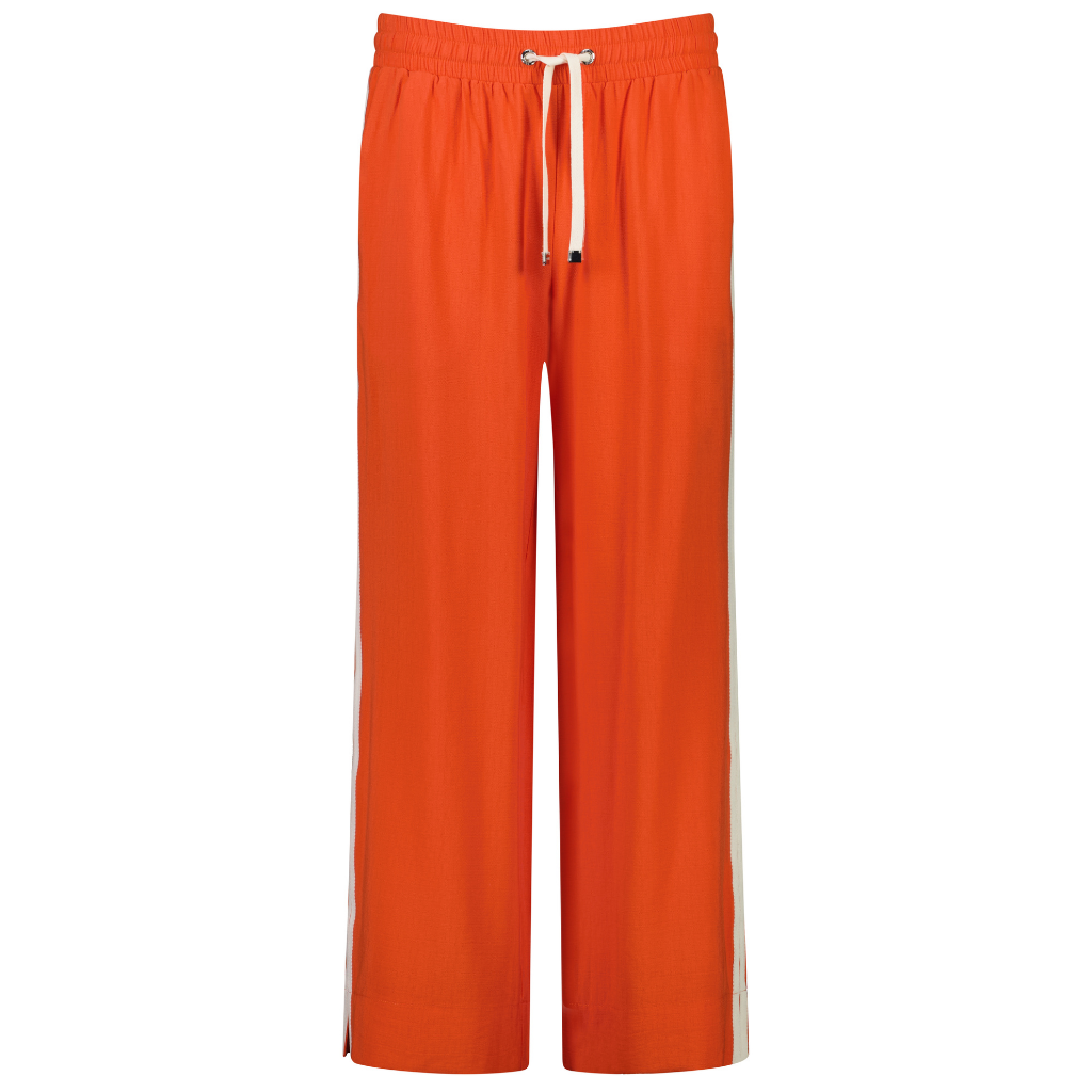 Women&#39;s Wide Leg Pants - Blood Orange