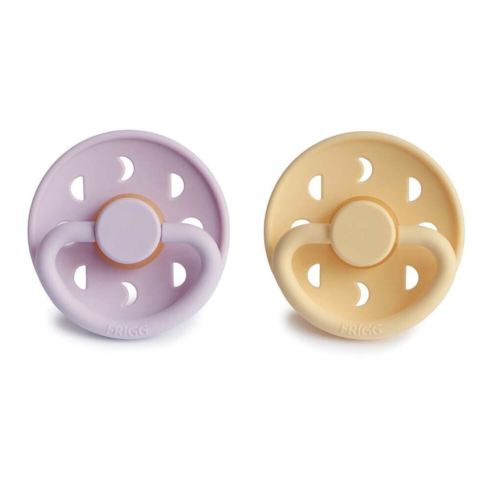 Moon Phase Pacifier - Pale Daffodil/Soft Lilac
