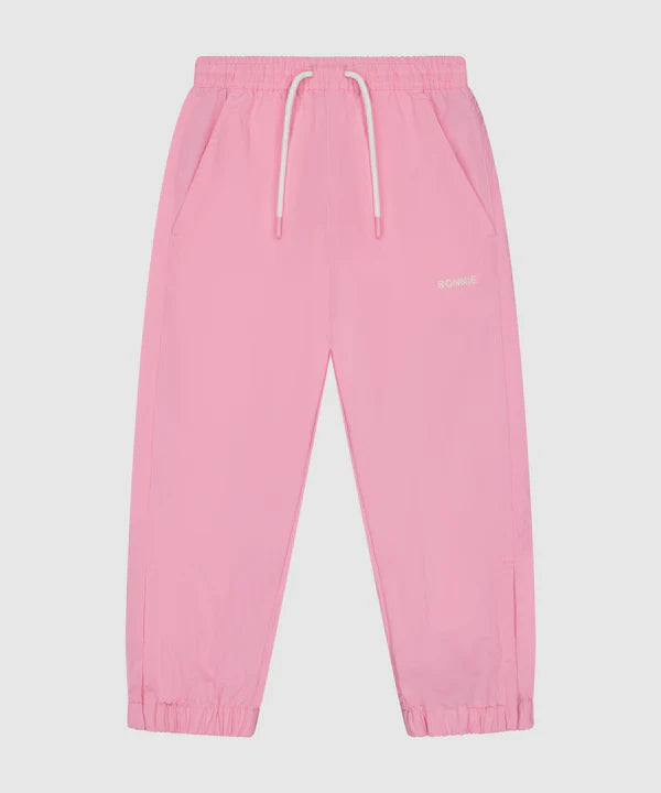 Nylon Sports Pants || Pink