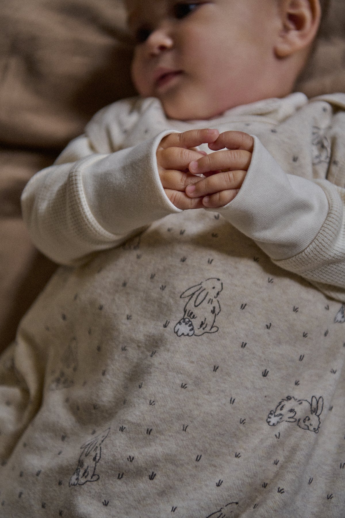 Organic Cotton & Merino Sleeping Bag || Bramble Burrow Print