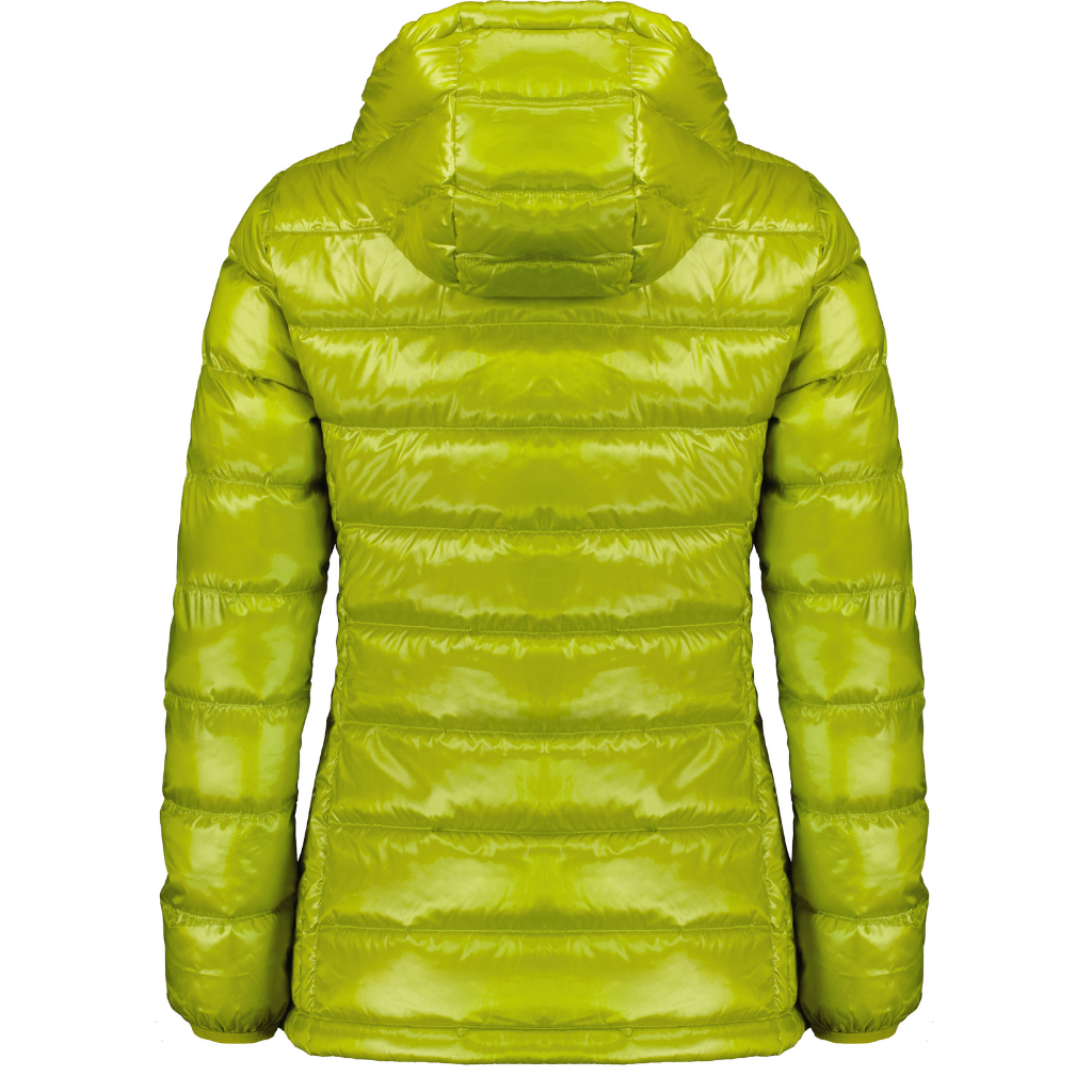 Lynn - Womens packable down jacket - Chartreuse