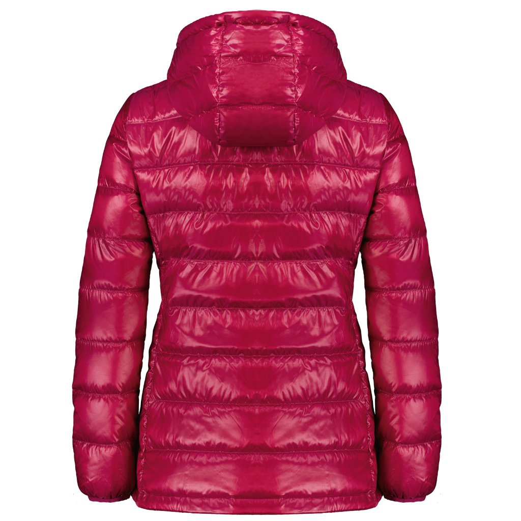 Lynn - Womens packable down jacket - Electric Magenta