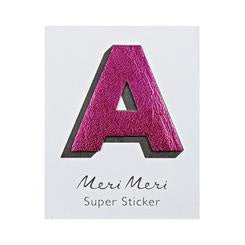 LEATHERETTE ALPHABET STICKERS - William Bee