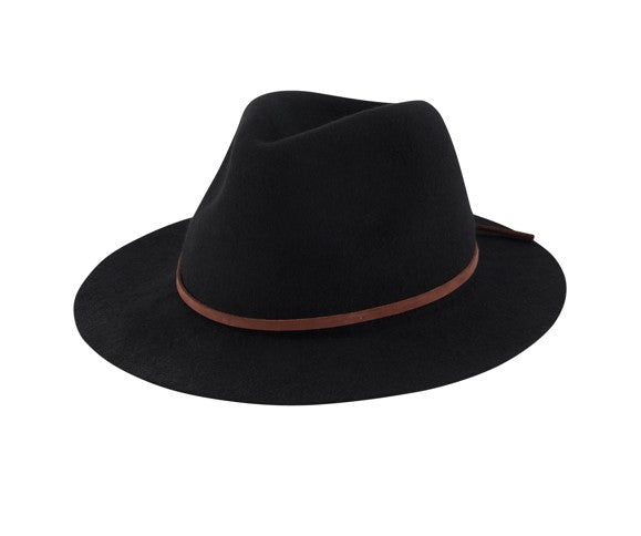 Sierra - Unisex NZ Wool Hat Black