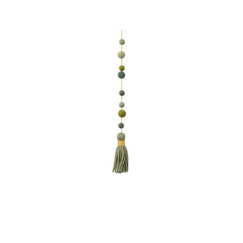 Mini Pearls &amp; Pompom hanging - William Bee