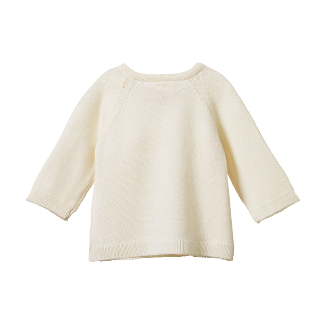 Merino Knit Kimono Jacket || Natural