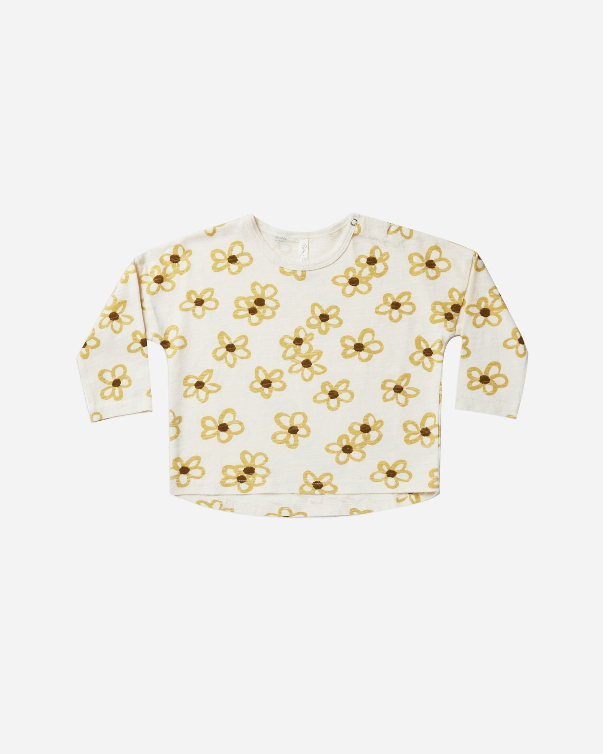 long sleeve tee || daisy - Rylee + Cru | Kids Clothes | Trendy Baby Clothes | Modern Infant Outfits |